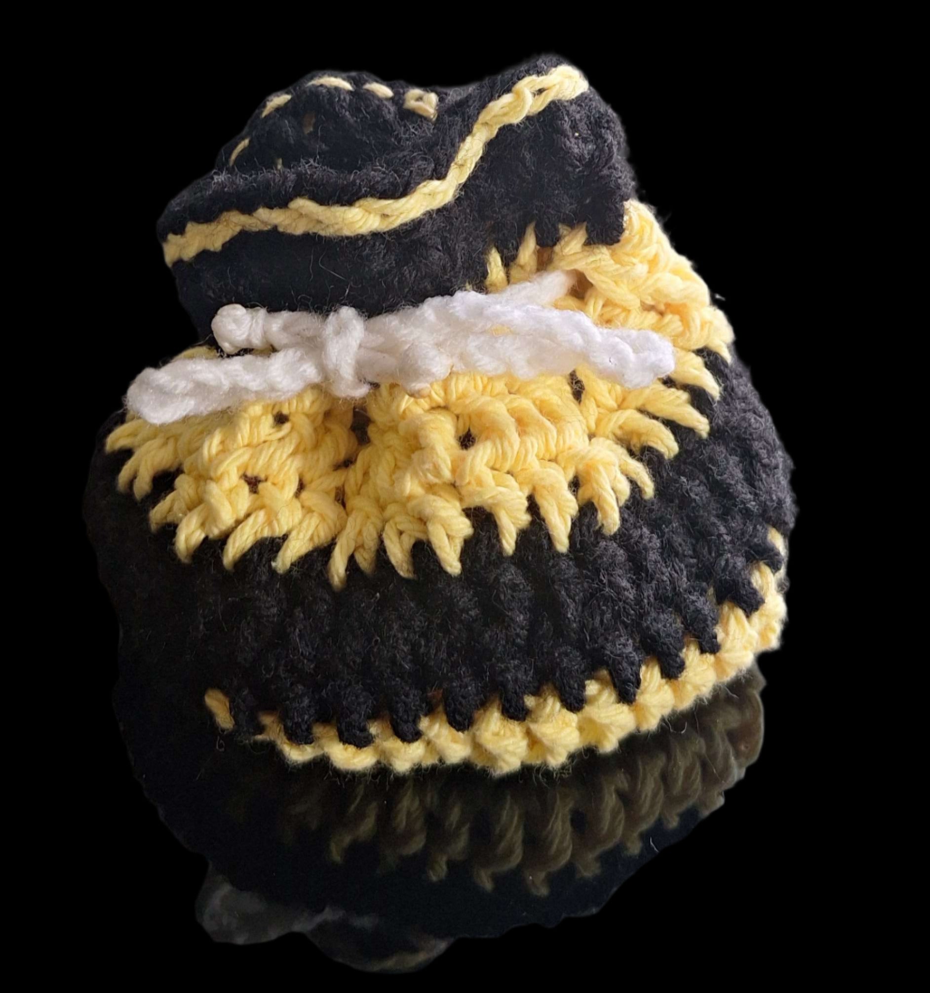 Bumblebee Dice Bag | Crochet