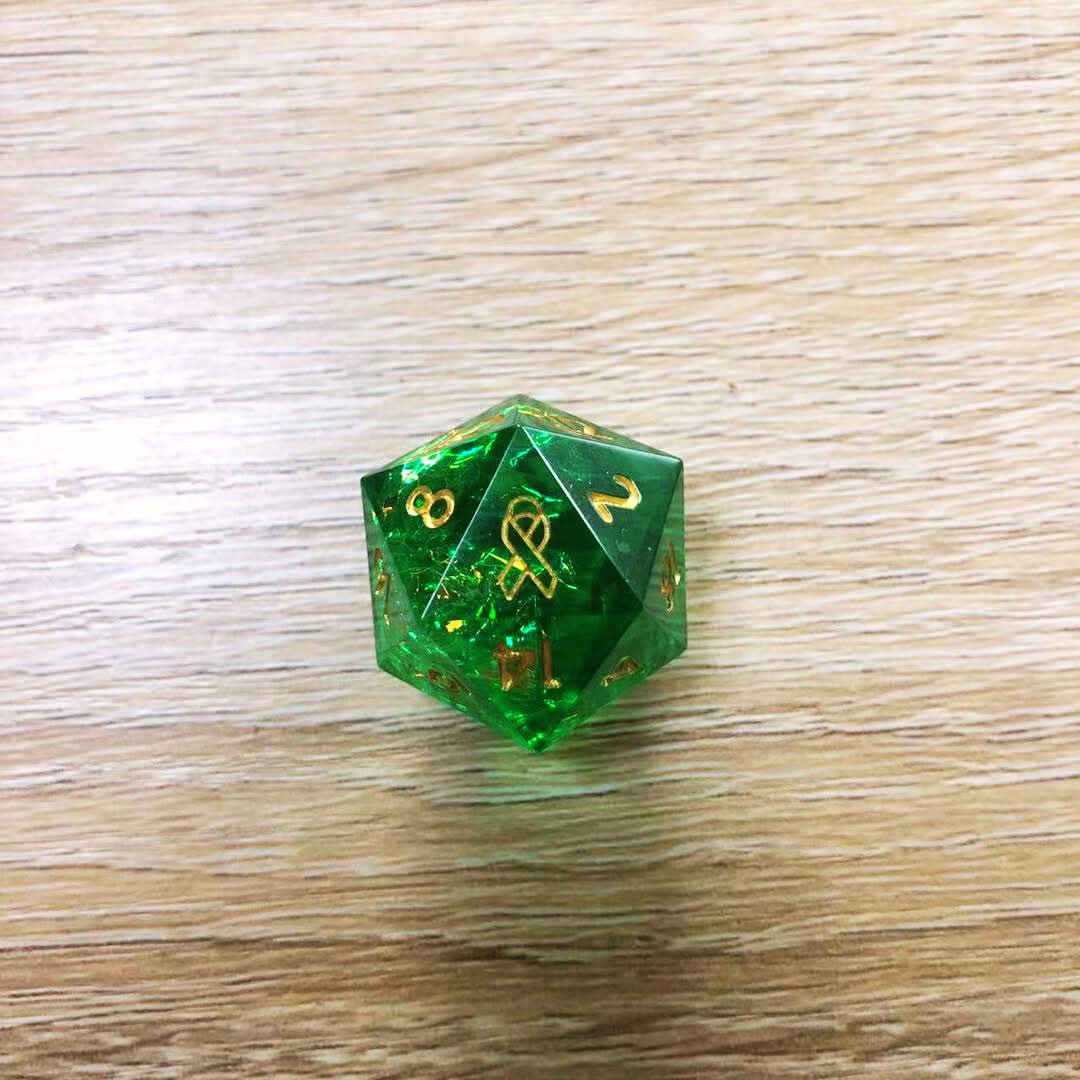 Take This X Modern Artifice 7-Piece Sharp Edge Resin Dice Set