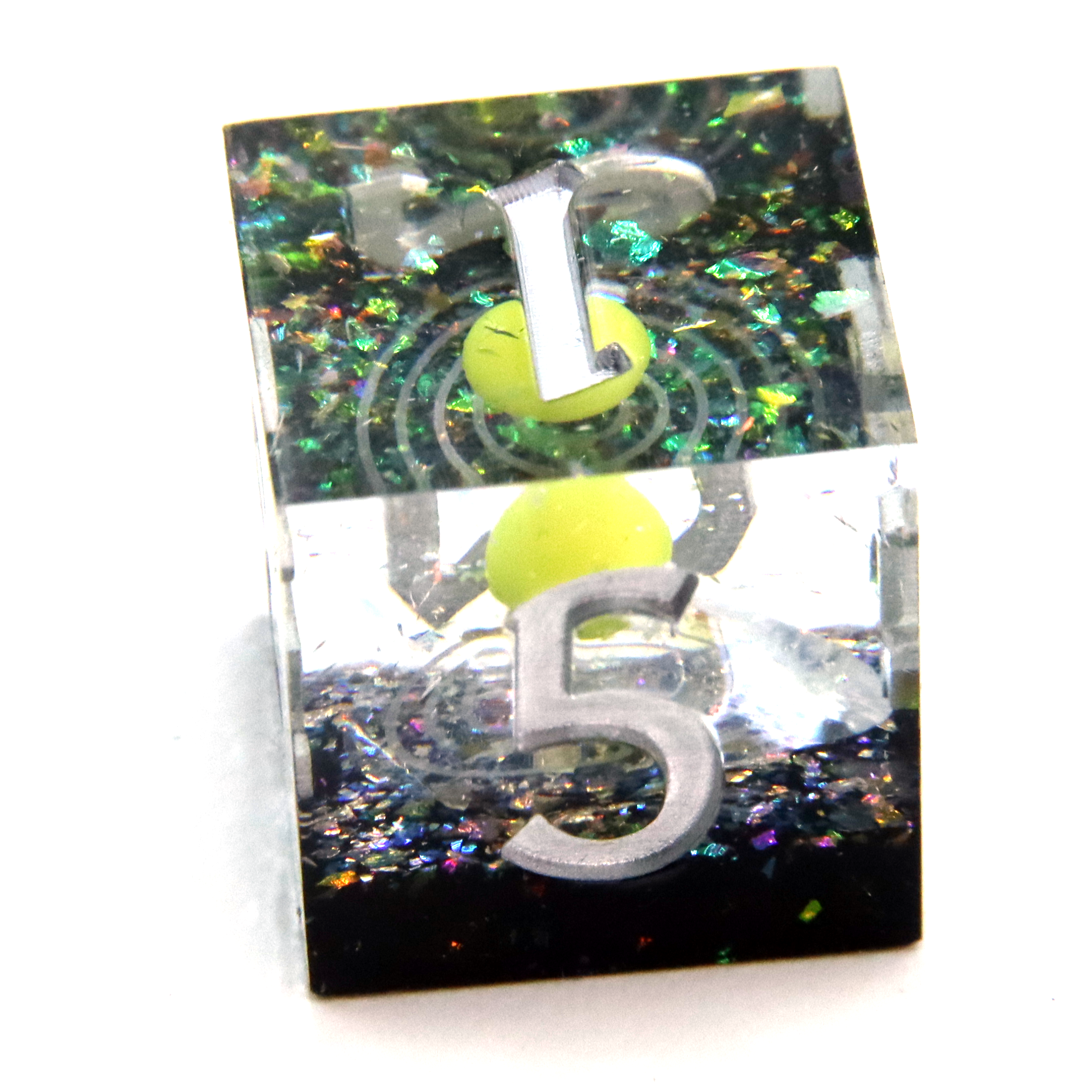 Solar Orrery Sharp Edged Resin Dice Set