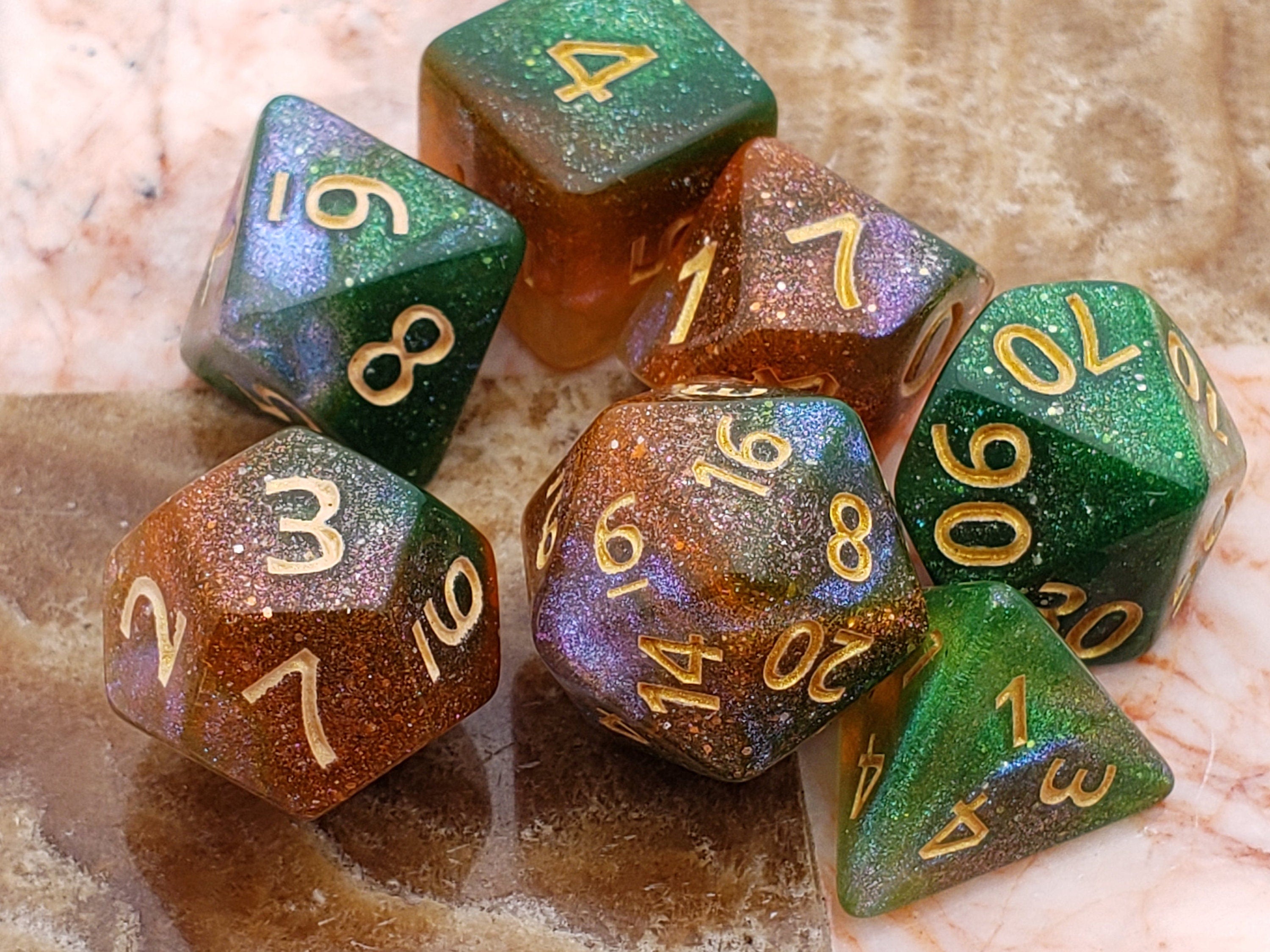 Mystery Set of Polyhedral Dice! RPG Dice | Polyhedral Dice Set | Dungeons & Dragons | DnD Dice | Random Dice