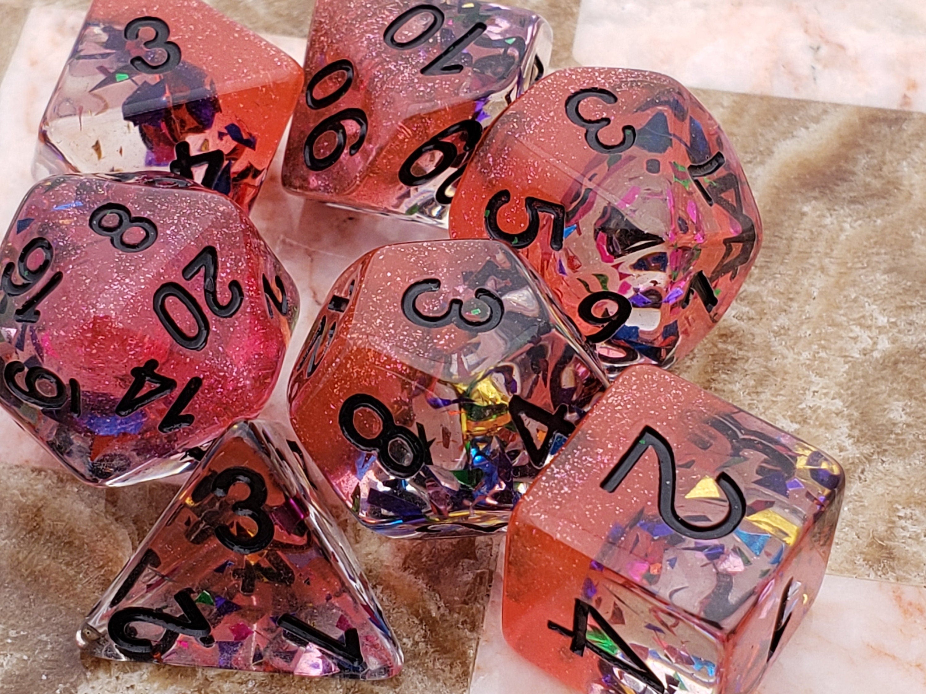 Mystery Set of Polyhedral Dice! RPG Dice | Polyhedral Dice Set | Dungeons & Dragons | DnD Dice | Random Dice