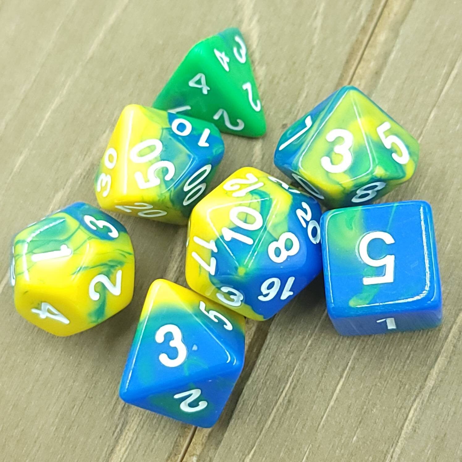 Sprites | RPG Dice Set| RPG Dice | Polyhedral Dice Set | Dungeons and Dragons | DnD Dice Set | Gaming Dice Set