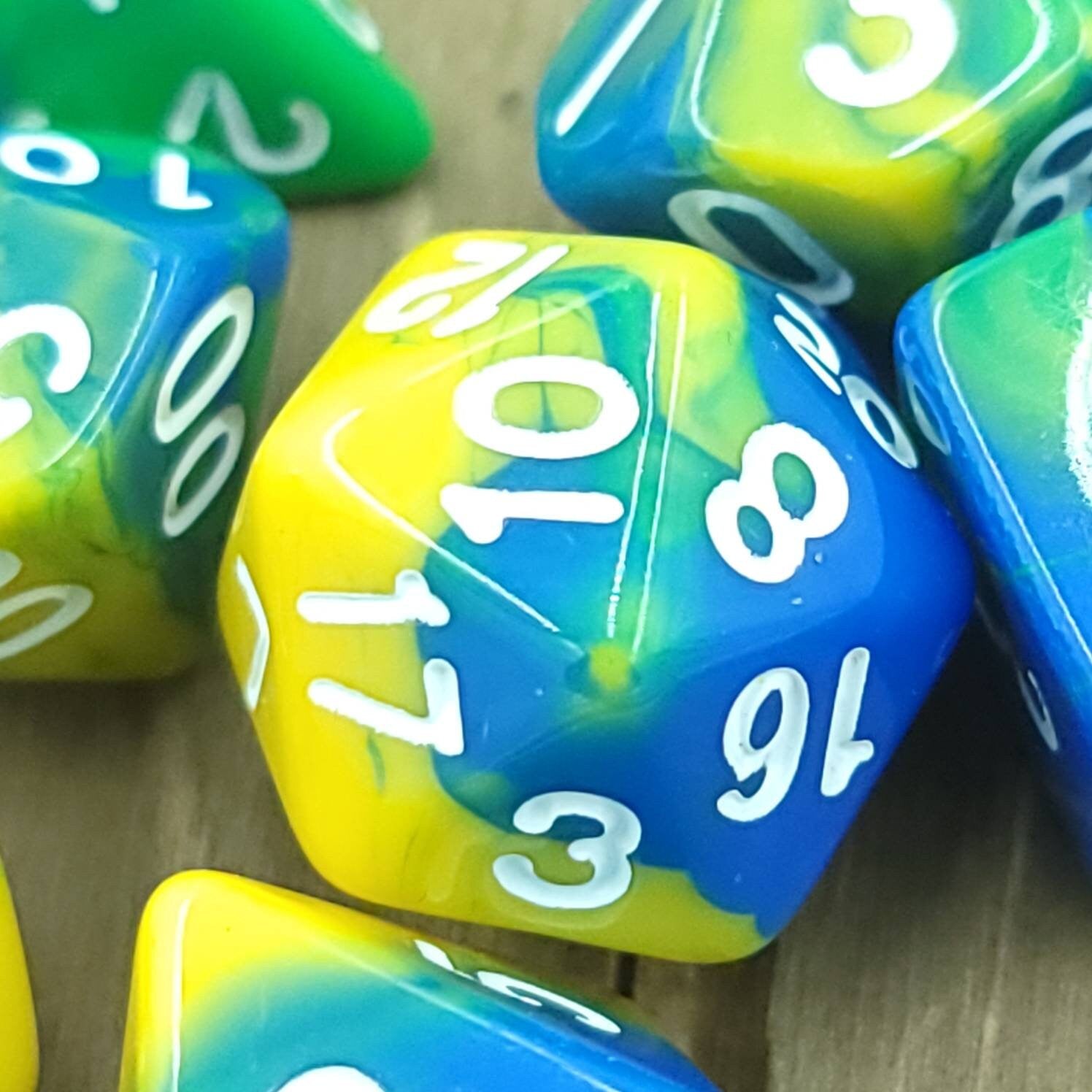 Sprites | RPG Dice Set| RPG Dice | Polyhedral Dice Set | Dungeons and Dragons | DnD Dice Set | Gaming Dice Set