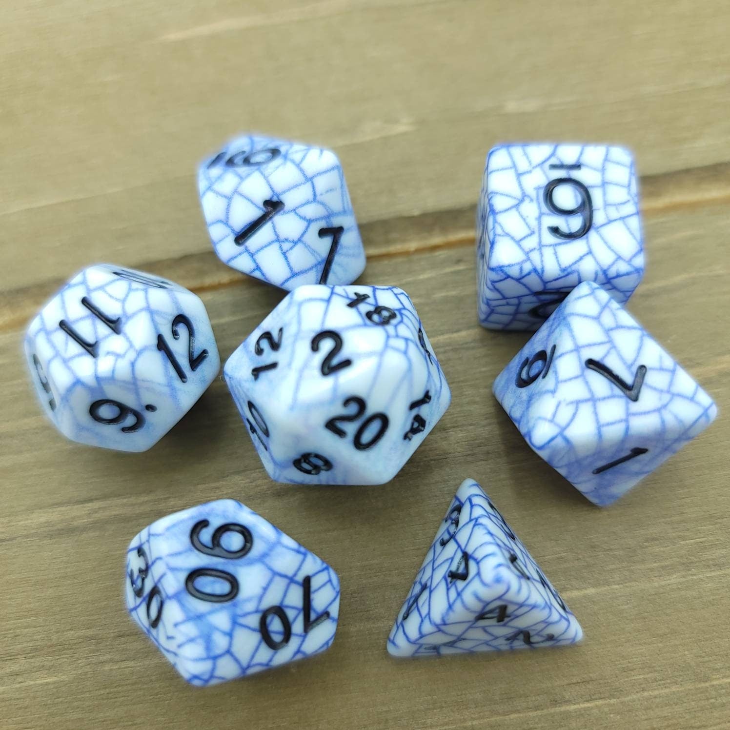 Broken Vows | RPG Dice Set| RPG Dice | Polyhedral Dice Set | Dungeons and Dragons | DnD Dice Set | Gaming Dice Set