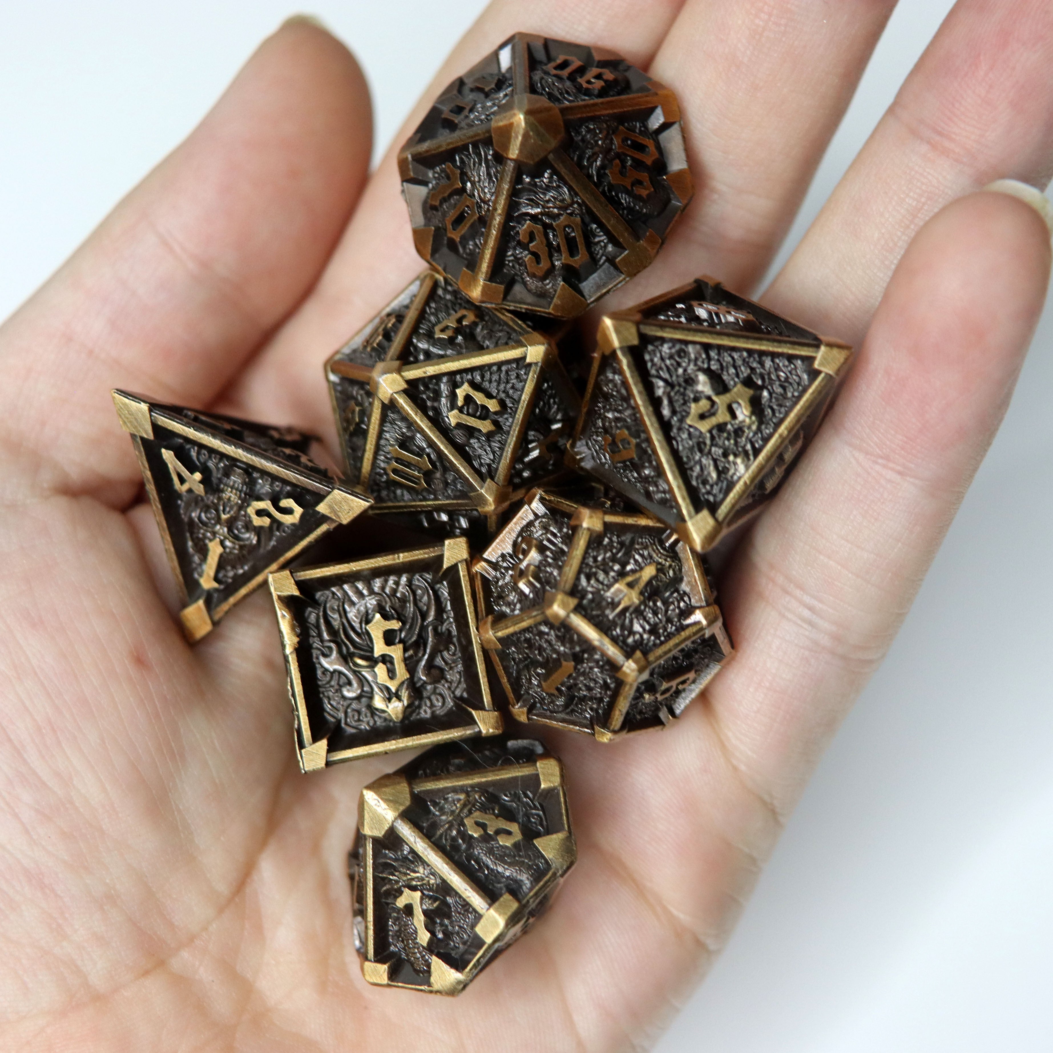 Ancient Summoner Metal Dice