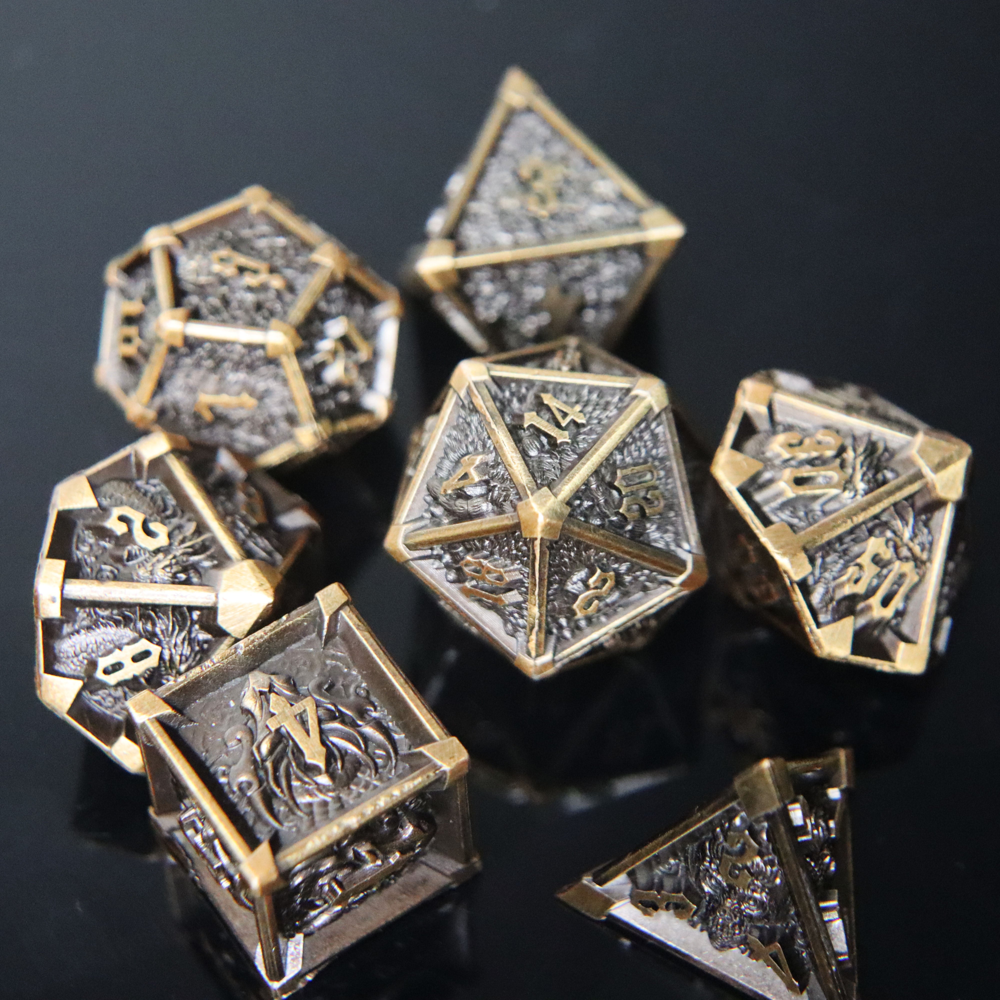 Ancient Summoner Metal Dice