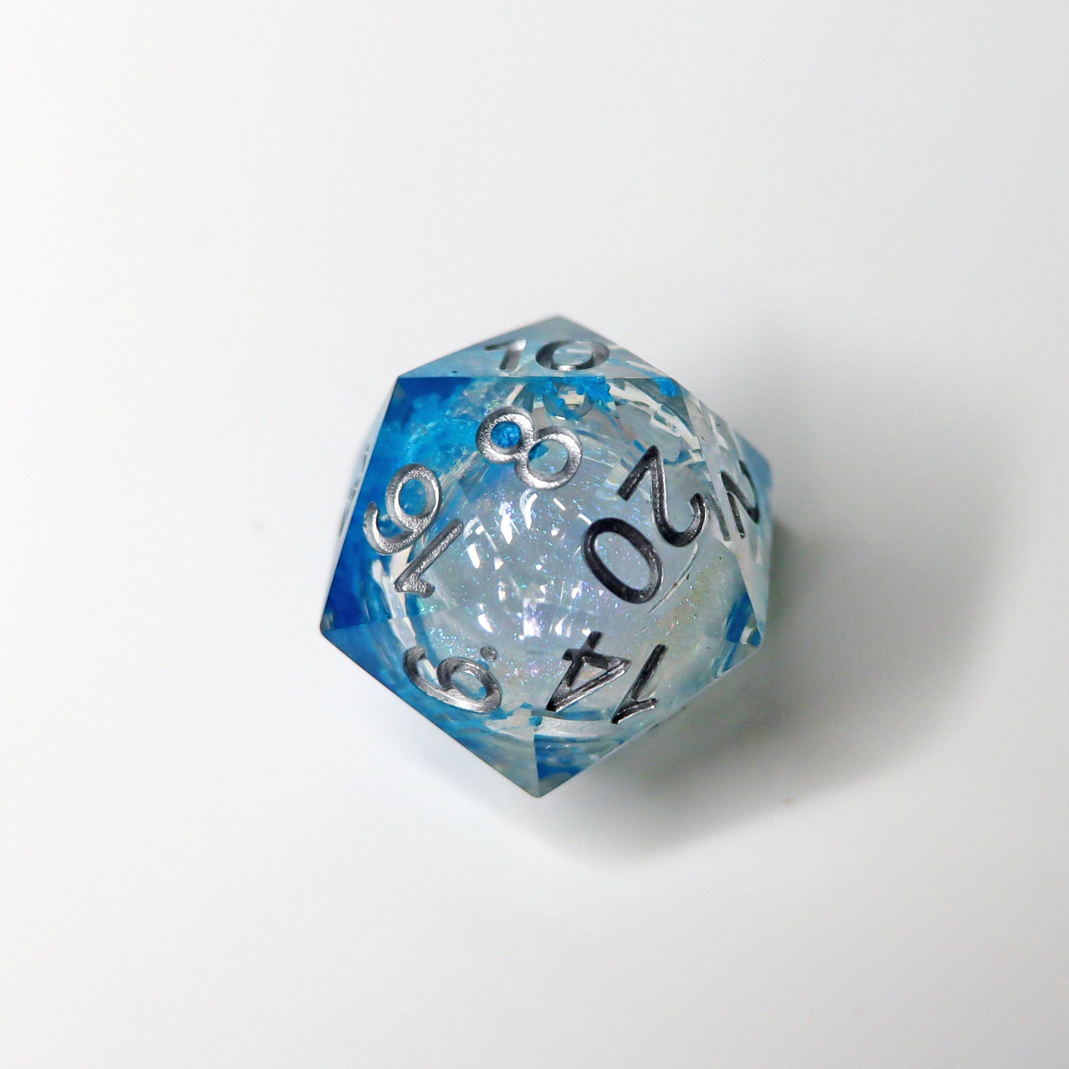 Glacier Freeze 7-Piece Liquid Core Dice Set