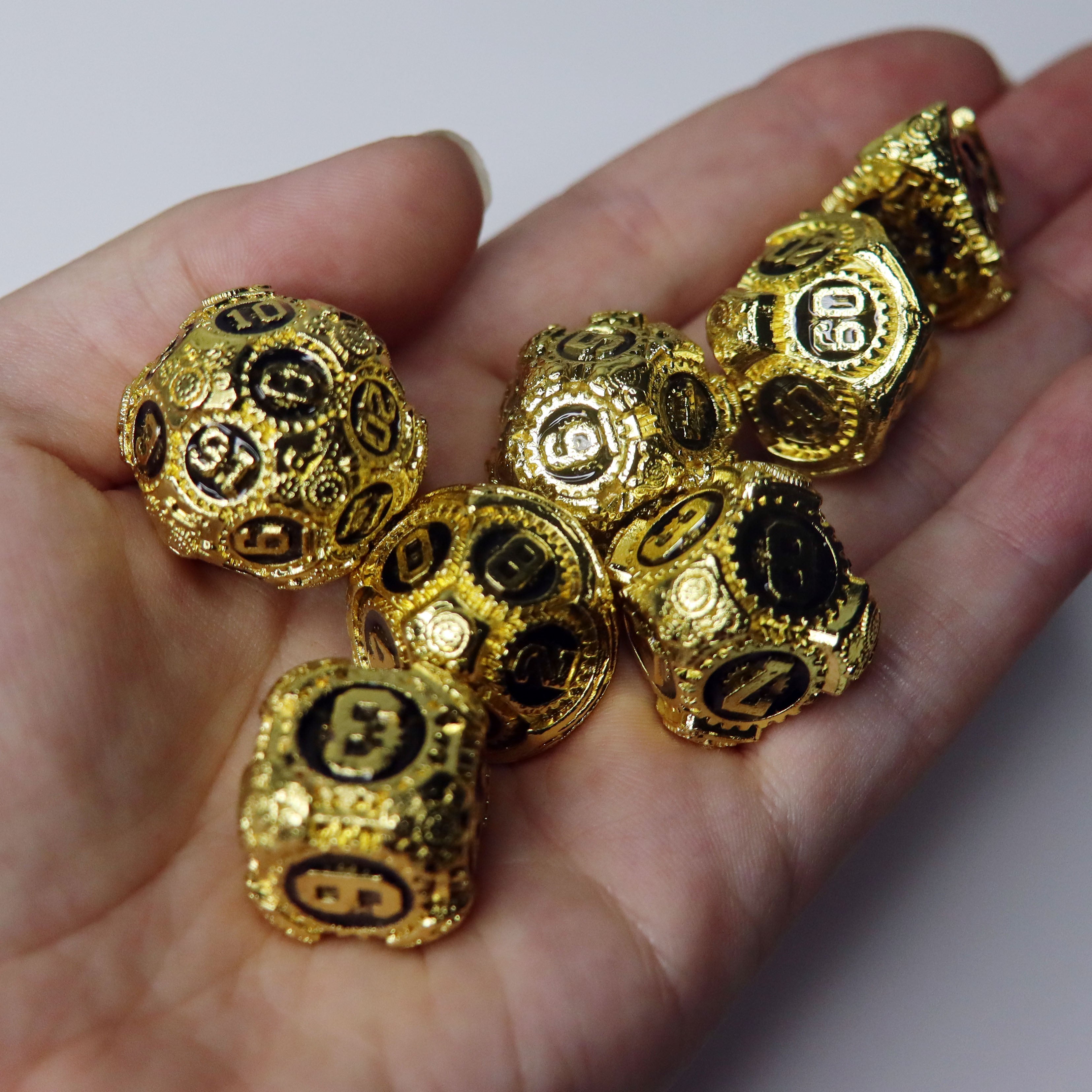 Classic Gears Metal Dice