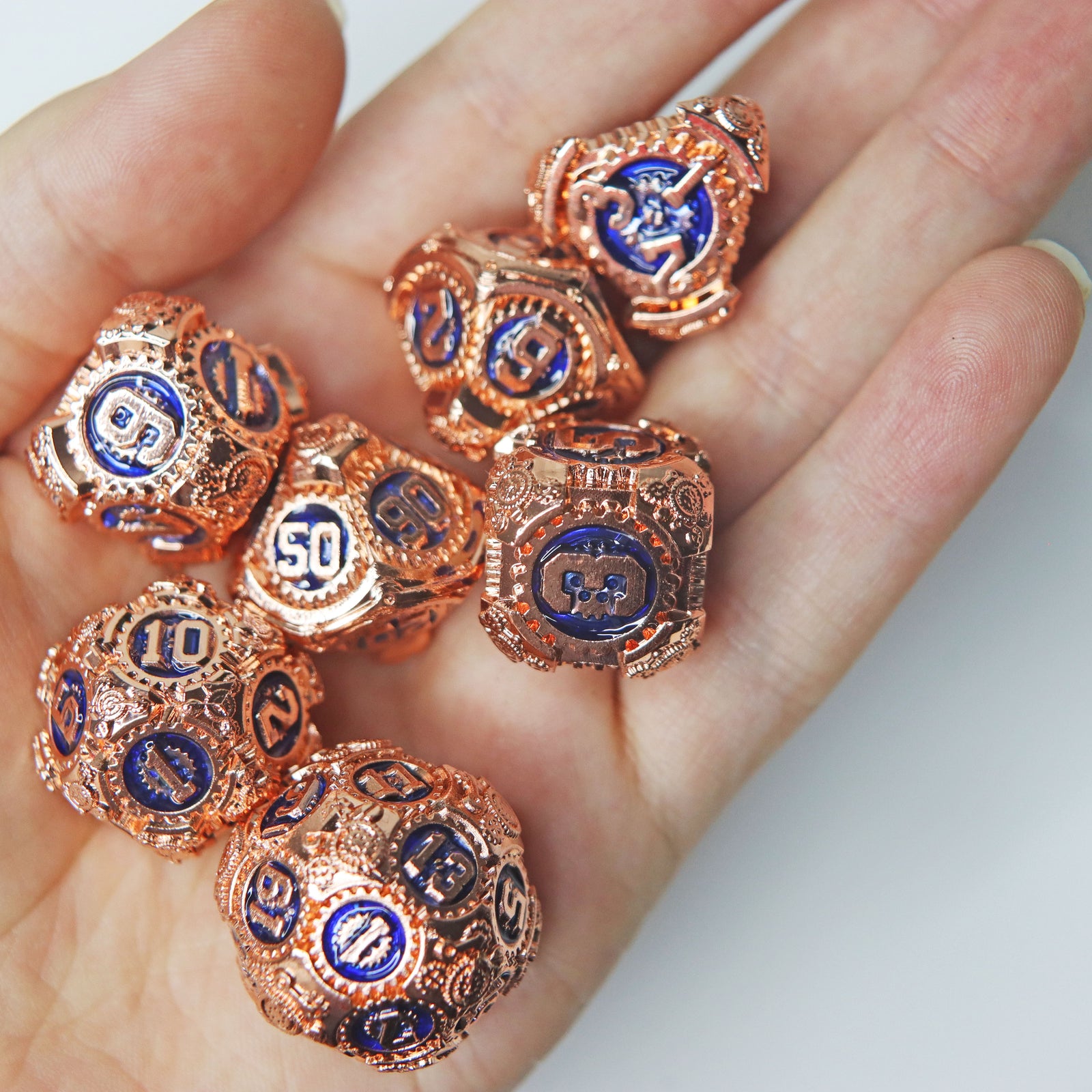 Enchanted Gears Metal Dice