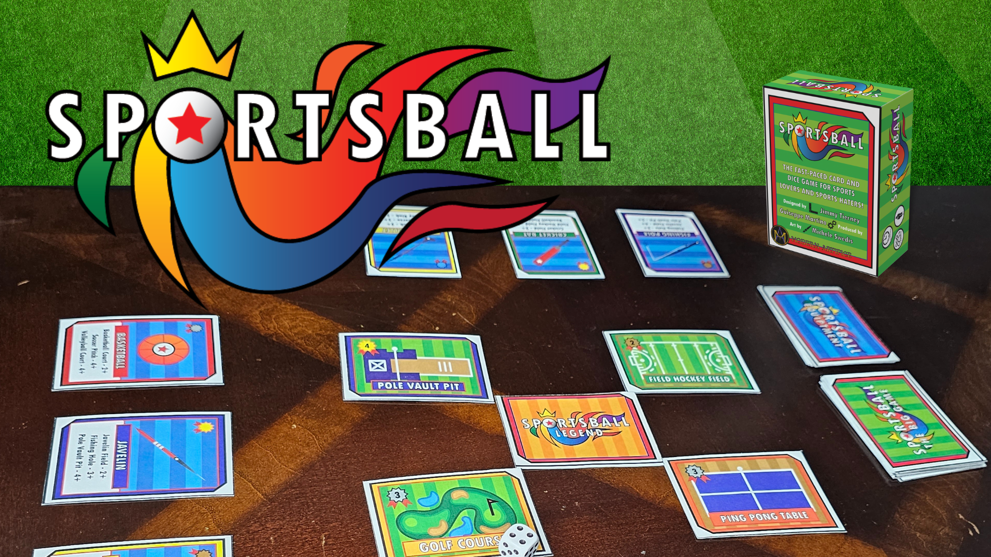 SPORTSBALL! – The Fast-Paced Card & Dice Game for All Ages