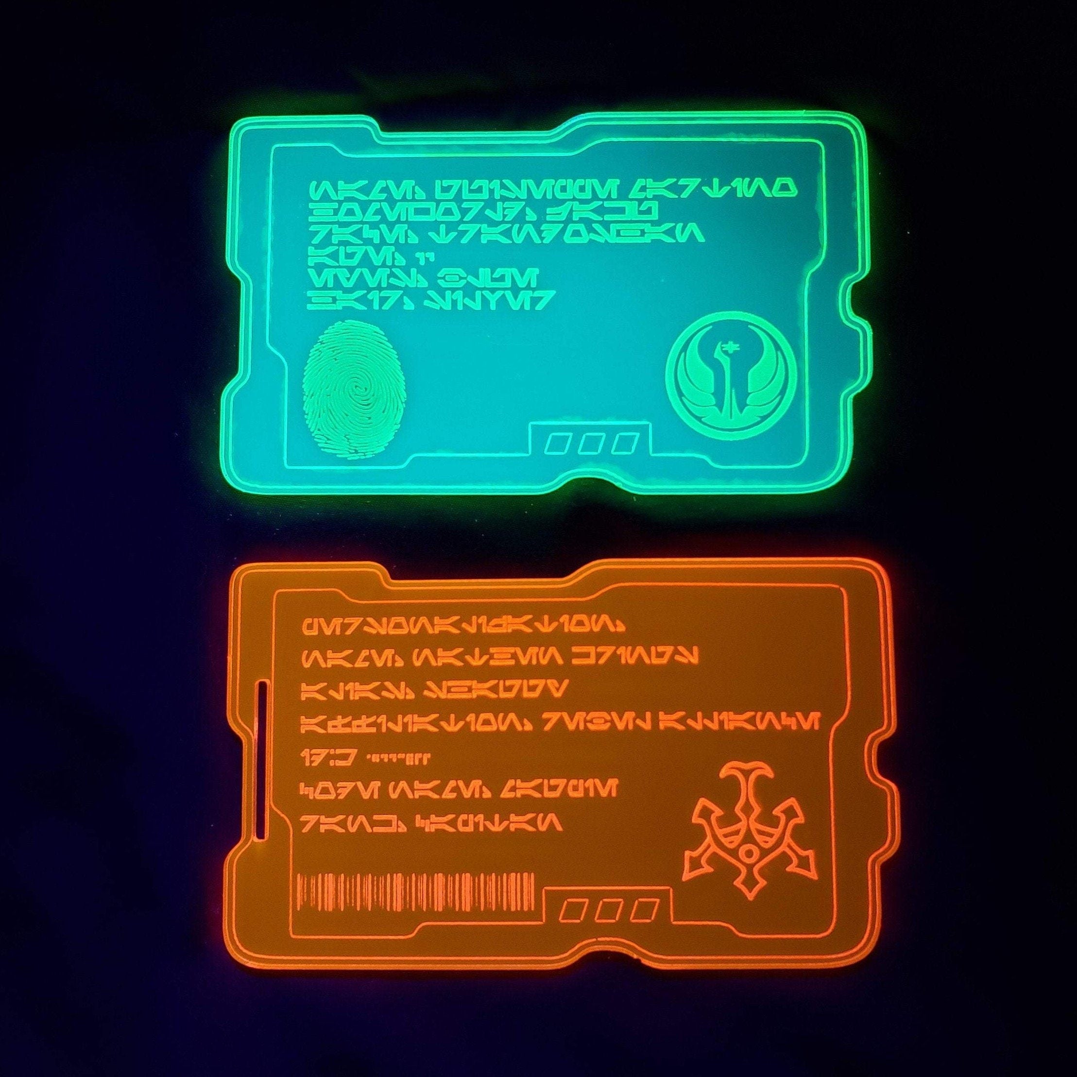 Star Wars Custom ID Card Galaxy&#39;s Edge Cosplay Prop