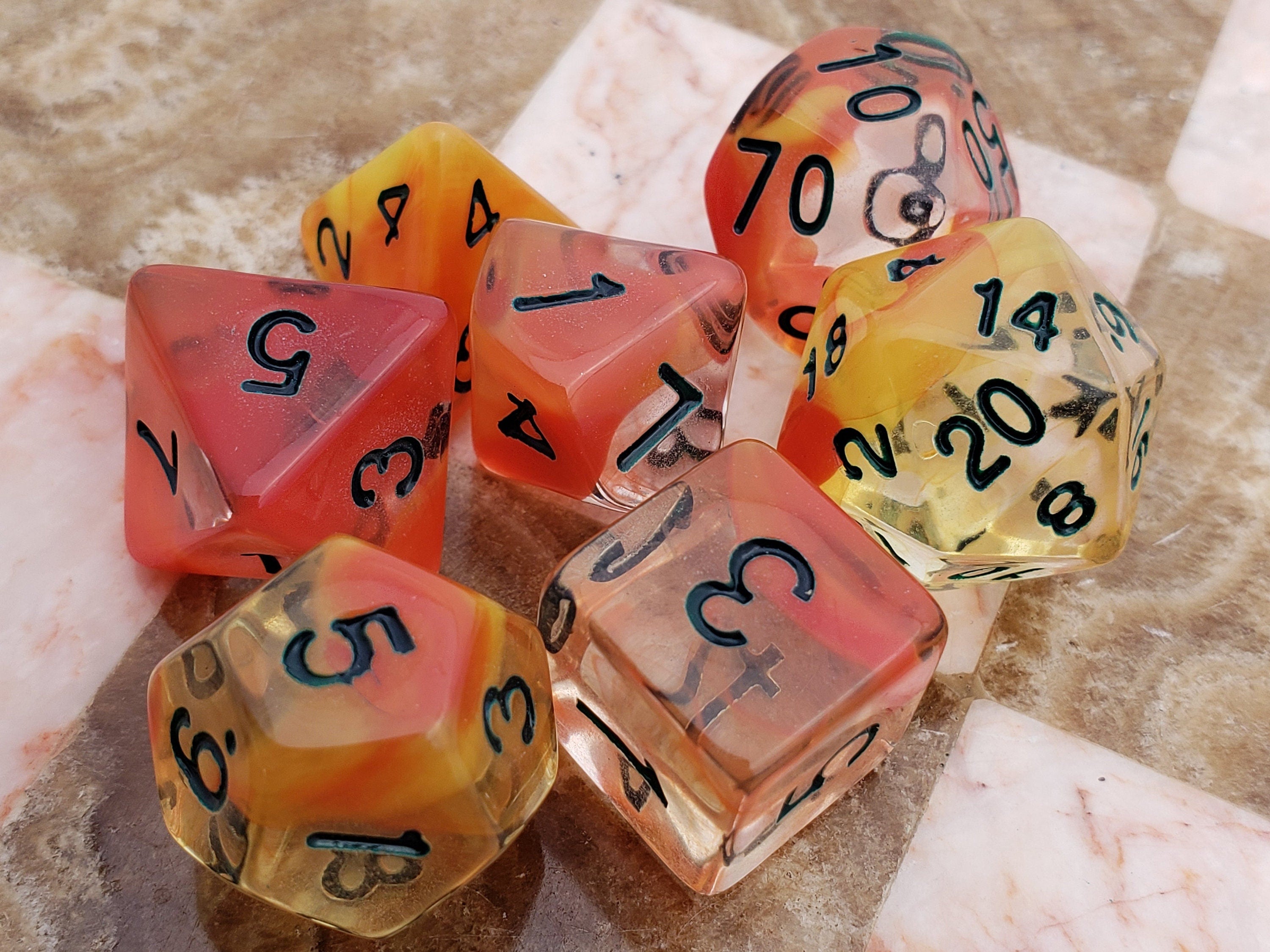 Mystery Set of Polyhedral Dice! RPG Dice | Polyhedral Dice Set | Dungeons & Dragons | DnD Dice | Random Dice