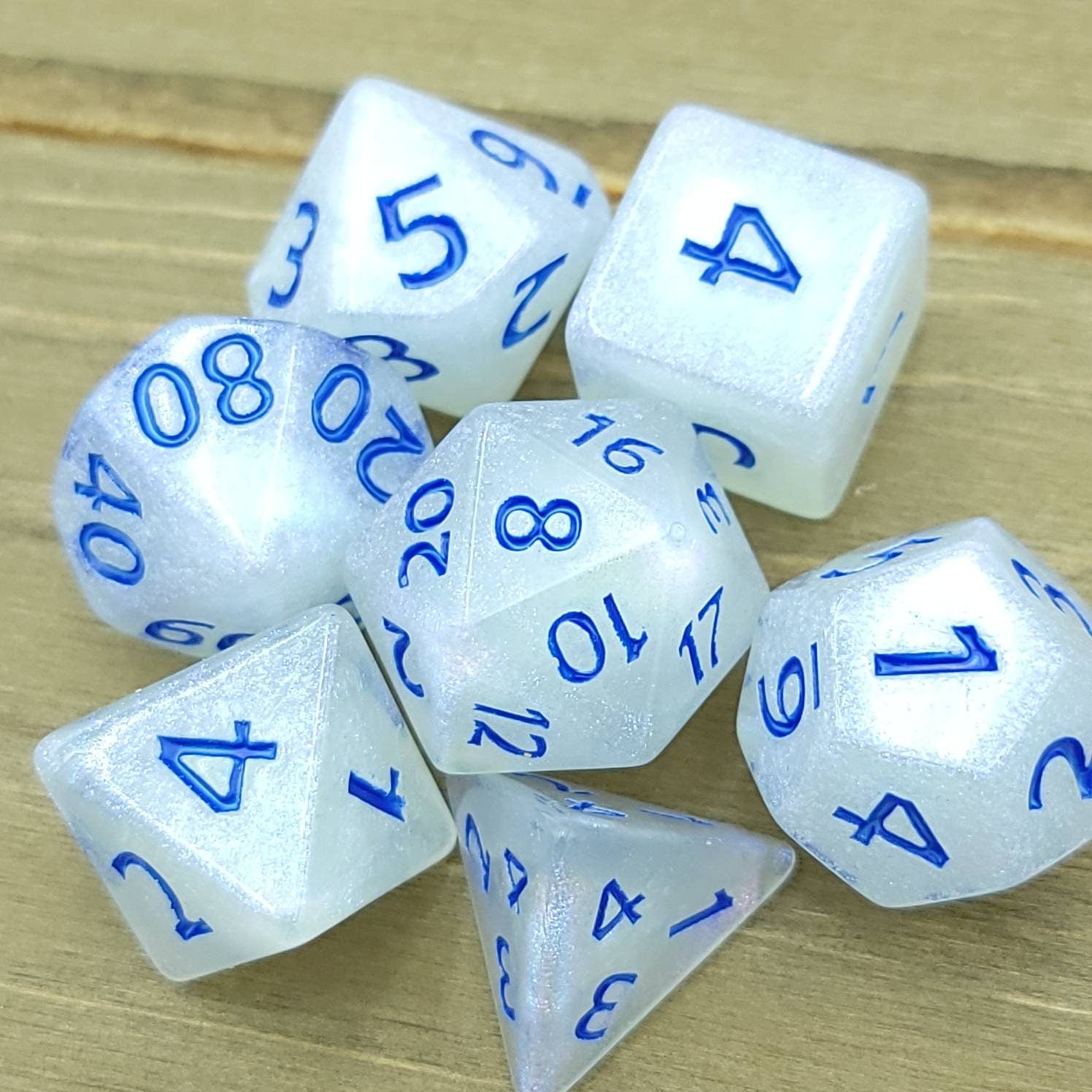 Opalescence | RPG Dice Set| RPG Dice | Polyhedral Dice Set | Dungeons and Dragons | DnD Dice Set | Gaming Dice Set