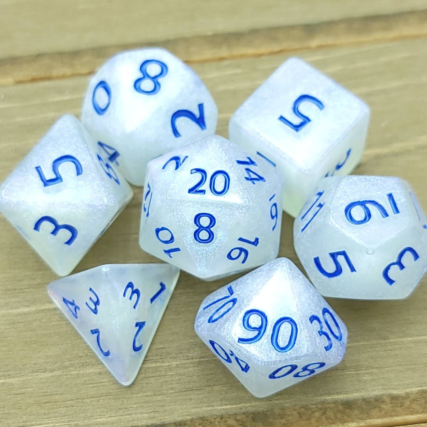 Opalescence | RPG Dice Set| RPG Dice | Polyhedral Dice Set | Dungeons and Dragons | DnD Dice Set | Gaming Dice Set