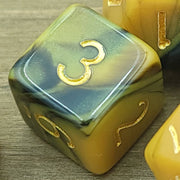 Yellowjacket | RPG Dice Set| RPG Dice | Polyhedral Dice Set | Dungeons and Dragons | DnD Dice Set | Gaming Dice Set
